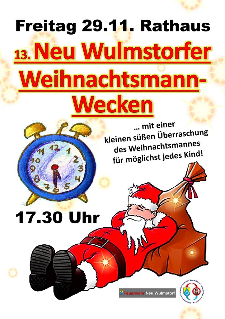 Mehr über den Artikel erfahren Weihnachtsmannwecken 2024