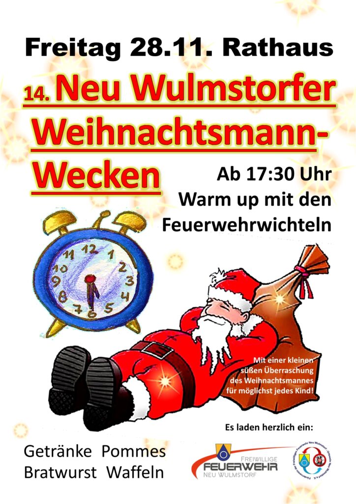Mehr über den Artikel erfahren Weihnachtsmannwecken 2025