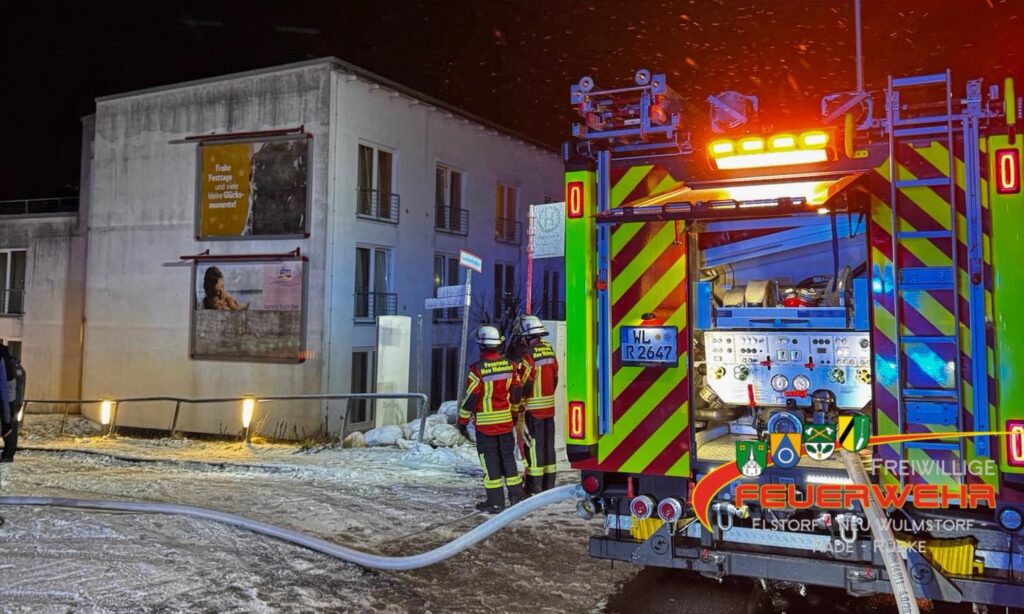 Mehr über den Artikel erfahren Feuer in Wohnunterkunft in Neu Wulmstorf