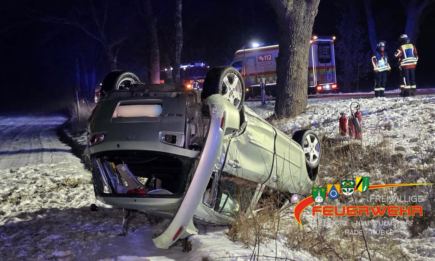 Du betrachtest gerade Verkehrsunfall (PKW überschlagen)
